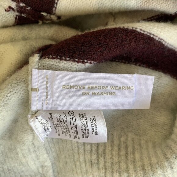 Loft Striped Dolman Sweater Small Multicolor Soft Round Neck NWOT - Picture 11 of 12